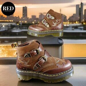 Dr. Martens Devon GA Gothic Americana Western Platform Boots - Women's Size 11